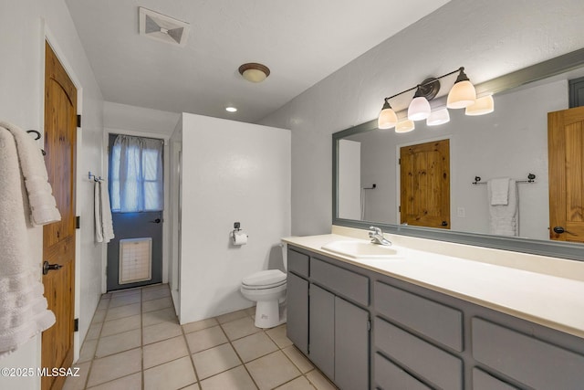 901 W Las Lomitas Rd, Tucson, AZ 85704 - bathroom with vanity and tile patterned floors