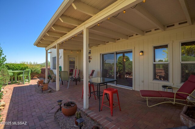 view of patio / terrace with outdoor dining space
