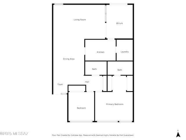 5701 E Glenn St Unit 57, Tucson, AZ 85712 - floor plan