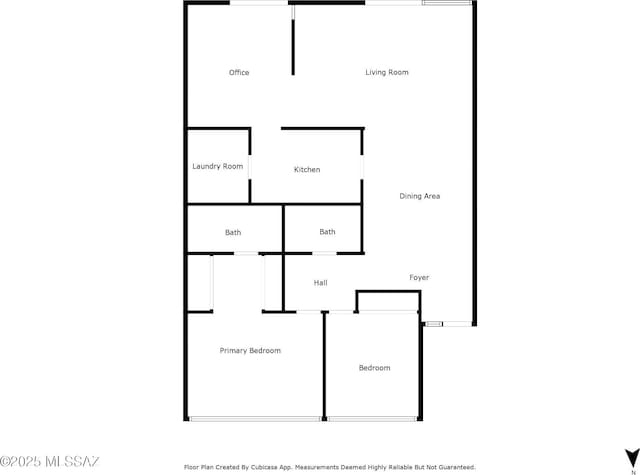 5701 E Glenn St Unit 61, Tucson, AZ 85712 - floor plan