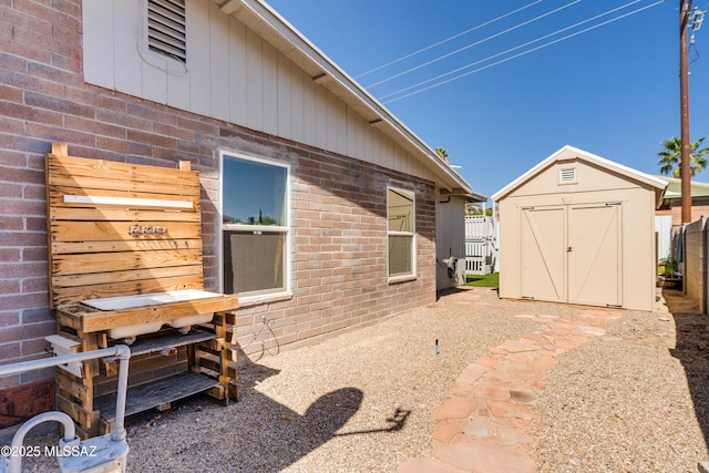 6624 N Galaxy Rd, Tucson, AZ 85741 - exterior space with an outbuilding and a storage unit