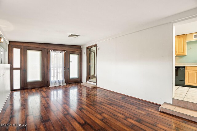 2245 N Northway Ave, Tucson, AZ 85716 - spare room featuring hardwood / wood-style flooring and visible vents