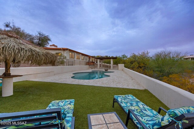 5122 W Camino De La Amapola, Tucson, AZ 85745 - view of pool with a patio