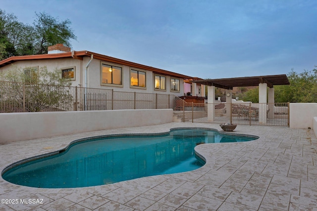 5122 W Camino De La Amapola, Tucson, AZ 85745 - view of swimming pool featuring a patio and stairway
