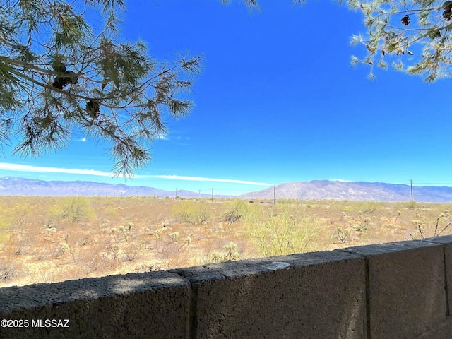 10211 E Hummingbird Meadow Way, Tucson, AZ 85747 - view of yard featuring a mountain view