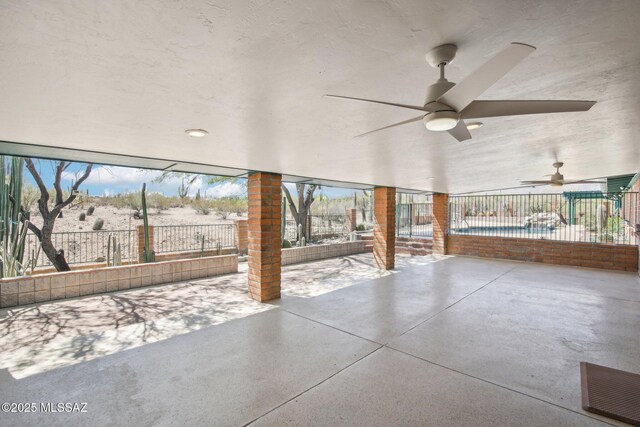 4321 W Camino Pintoresco, Tucson, AZ 85745 - view of patio featuring a ceiling fan