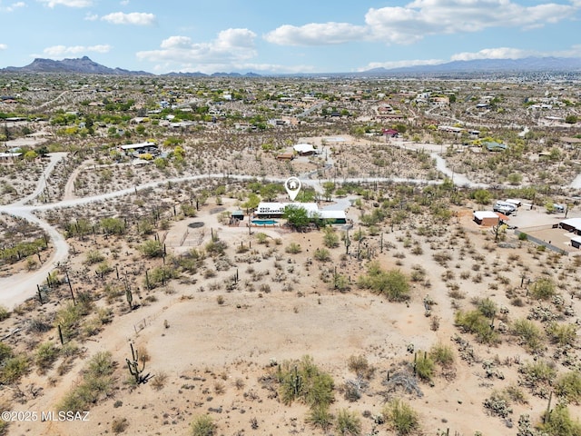 4321 W Camino Pintoresco, Tucson, AZ 85745 - aerial view of sparsely populated area featuring a desert landscape and mountains