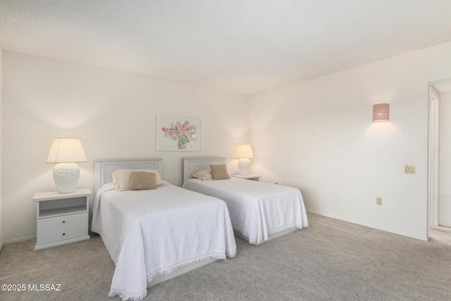 bedroom with carpet floors