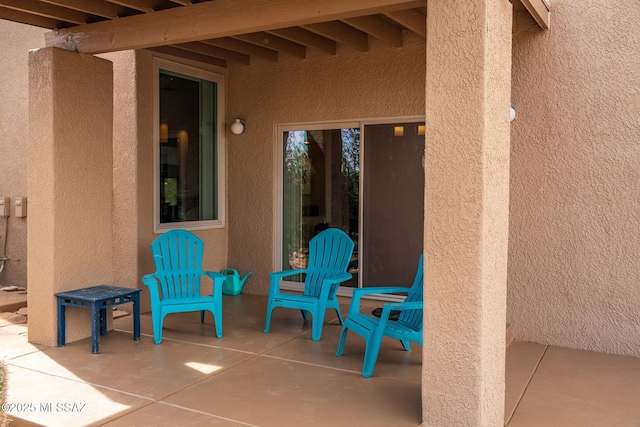 view of patio