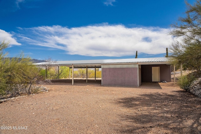 view of outbuilding