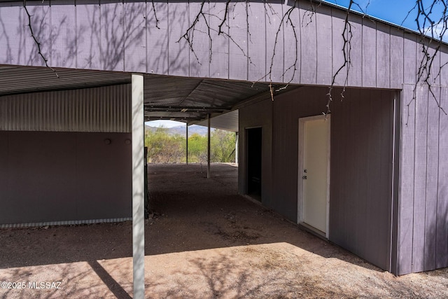 view of outbuilding