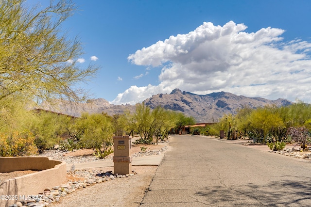 6261 N Placita De Rojelio, Tucson, AZ 85718 - view of asphalt street with a mountain view