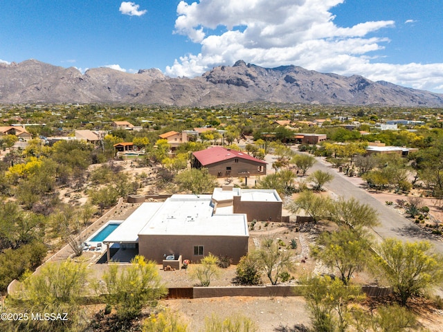 6261 N Placita De Rojelio, Tucson, AZ 85718 - view from above of property with mountains