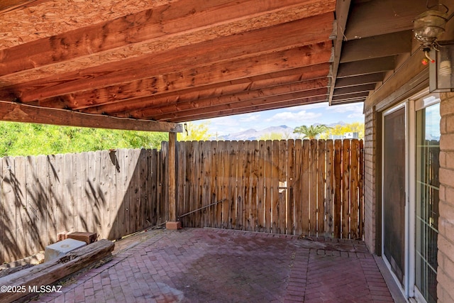 9770 E Hollow Pl, Tucson, AZ 85748 - view of patio featuring fence