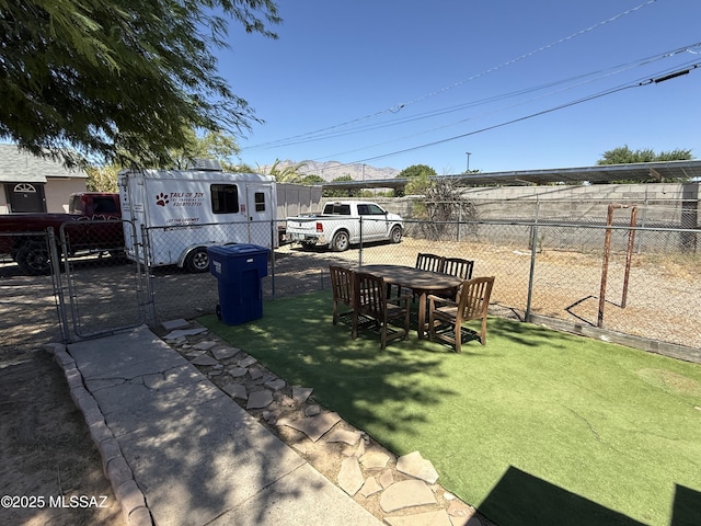 276 E Pastime Rd, Tucson, AZ 85705 - view of yard with a gate and fence