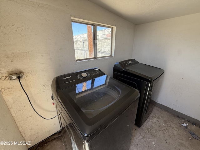 276 E Pastime Rd, Tucson, AZ 85705 - washroom with washing machine and dryer and laundry area