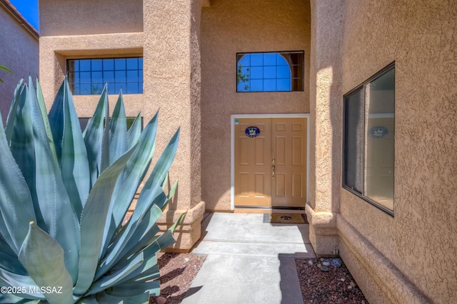 5476 N Indian Trl, Tucson, AZ 85750 - entrance to property with stucco siding