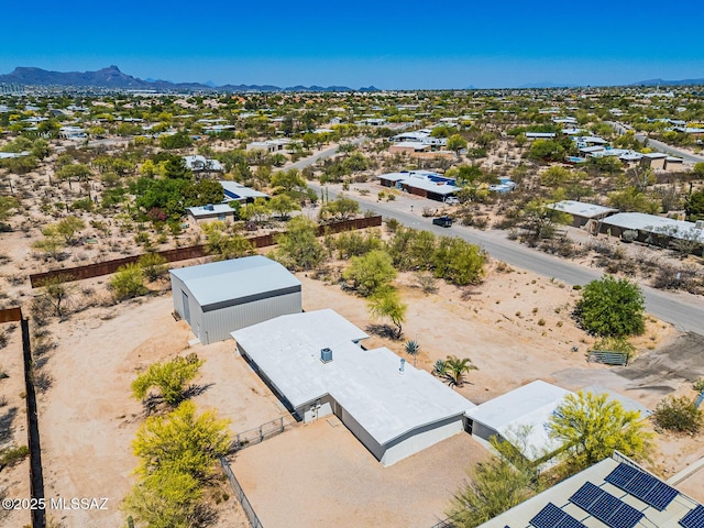 2521 W Rapallo Way, Tucson, AZ 85741 - drone / aerial view featuring a mountain view