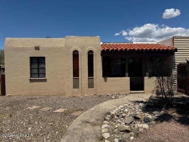 2709 E Glenn St, Tucson, AZ 85716 - back of property with stucco siding and a tile roof