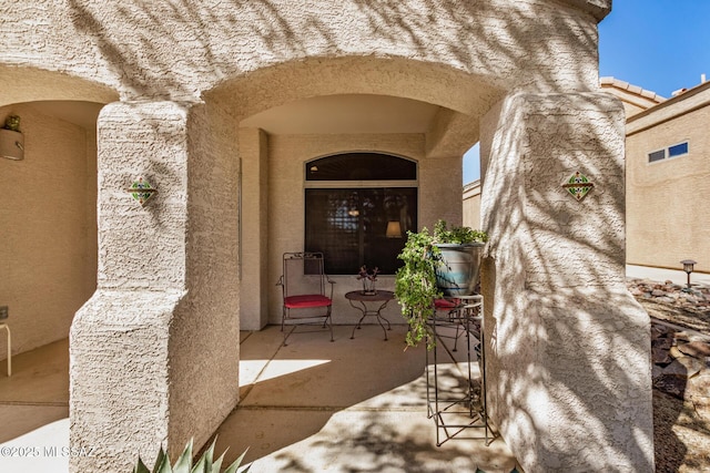 5354 W Eagle Claws Ct, Marana, AZ 85658 - entrance to property featuring stucco siding