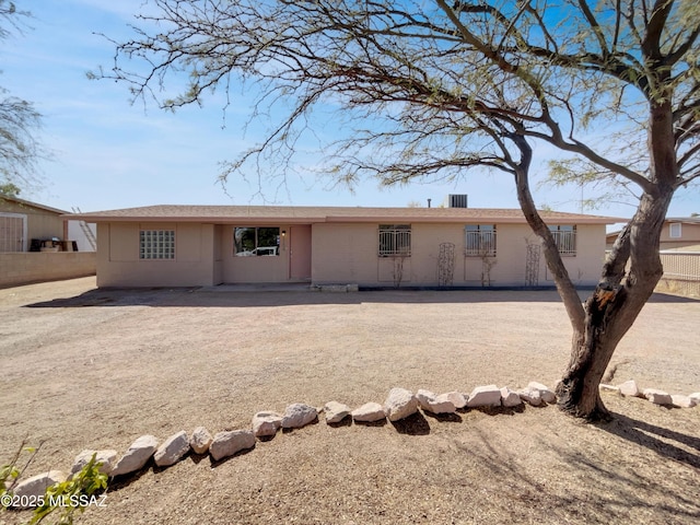 6760 S Calle Gavilan, Tucson, AZ 85746 - view of front of property with fence