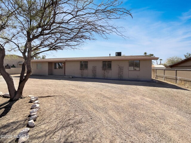 6760 S Calle Gavilan, Tucson, AZ 85746 - rear view of house featuring fence