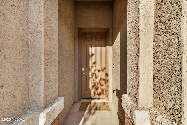 17949 S Whispering Glen Path, Sahuarita, AZ 85629 - view of exterior entry with stucco siding