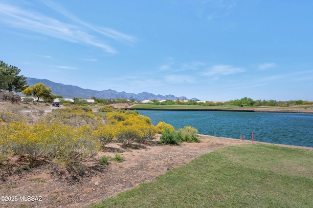 38876 S Serenity Ln, Tucson, AZ 85739 - property view of water with a mountain view