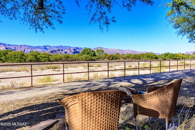 7361 E Riverbank Loop, Tucson, AZ 85715 - exterior space featuring a mountain view