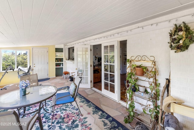 280 W Oak Hills Dr, Oracle, AZ 85623 - sunroom / solarium with track lighting and french doors