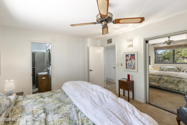 280 W Oak Hills Dr, Oracle, AZ 85623 - bedroom featuring carpet flooring and ceiling fan