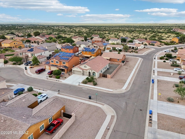 birds eye view of property featuring a residential view