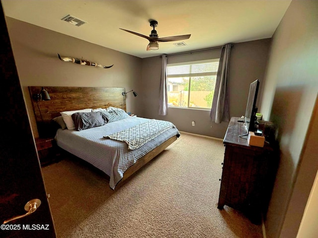 6515 E Vuelta Tierra Blanca, Tucson, AZ 85756 - carpeted bedroom with ceiling fan and baseboards