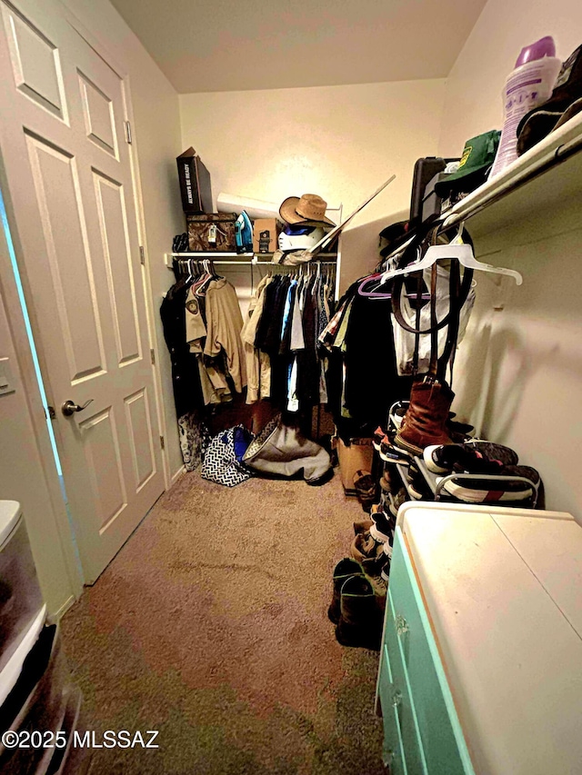 6515 E Vuelta Tierra Blanca, Tucson, AZ 85756 - walk in closet with carpet flooring