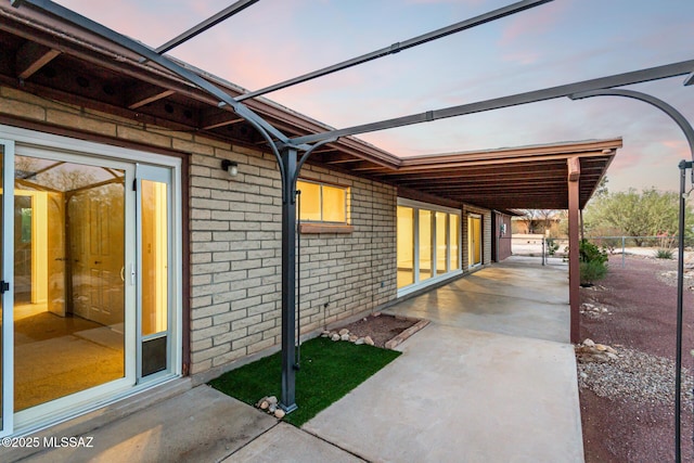1363 W Dawn Dr, Tucson, AZ 85704 - view of patio / terrace with fence