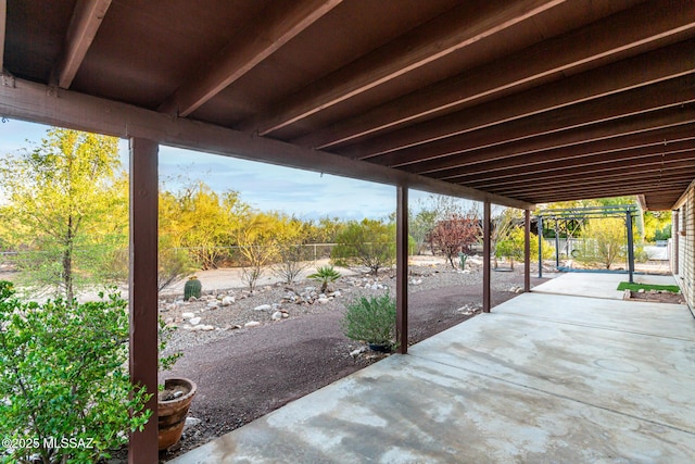 1363 W Dawn Dr, Tucson, AZ 85704 - view of patio / terrace with a fenced backyard