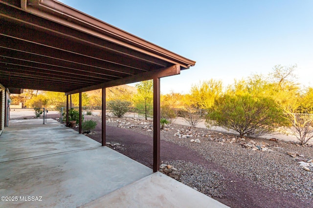 1363 W Dawn Dr, Tucson, AZ 85704 - view of patio featuring fence and a gate