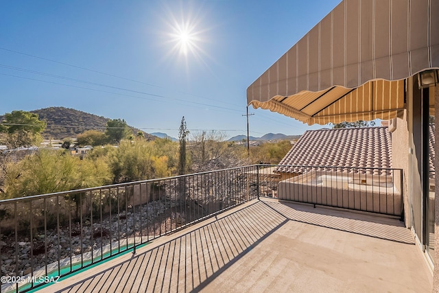3033 W Desert Glory, Tucson, AZ 85745 - balcony featuring a mountain view