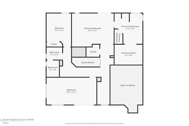 3033 W Desert Glory, Tucson, AZ 85745 - floor plan
