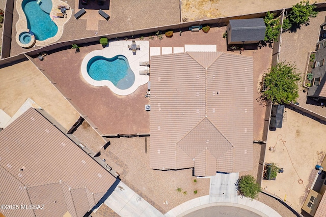 drone / aerial view