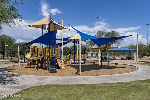 view of community playground