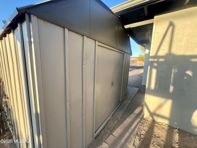 view of outbuilding