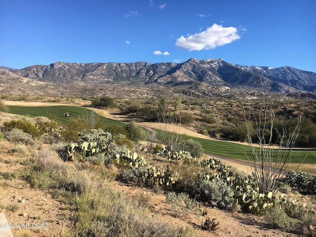 mountain view featuring golf course view