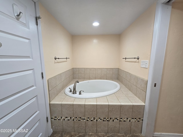 2045 S Lee St, Saint David, AZ 85630 - bathroom with a garden tub and recessed lighting