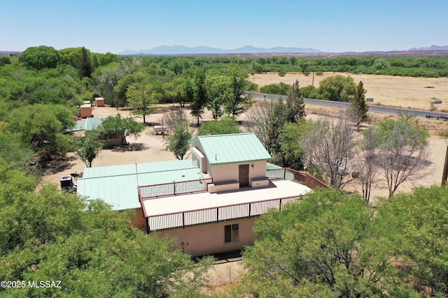 2045 S Lee St, Saint David, AZ 85630 - aerial view of sparsely populated area featuring a mountain backdrop