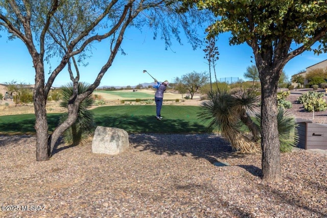 32968 S Cattle Trl, Oracle, AZ 85623 - view of yard featuring view of golf course