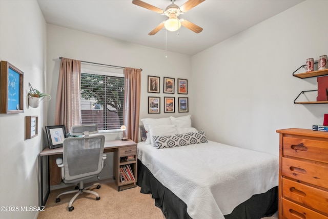 9224 S Big Tree Ln, Tucson, AZ 85756 - carpeted bedroom with a ceiling fan
