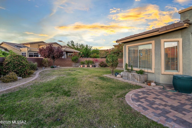 9224 S Big Tree Ln, Tucson, AZ 85756 - view of yard with central air condition unit and a fenced backyard
