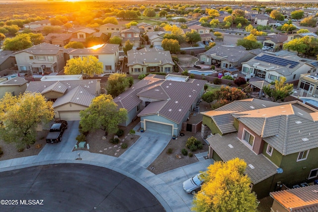 9224 S Big Tree Ln, Tucson, AZ 85756 - aerial view with a residential view