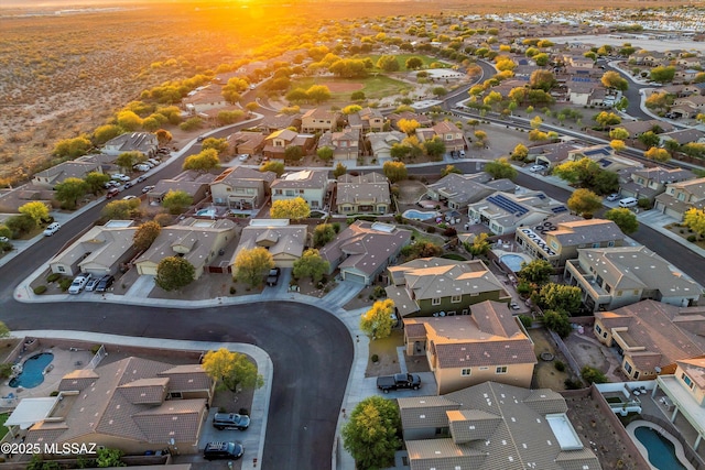 9224 S Big Tree Ln, Tucson, AZ 85756 - drone / aerial view with a residential view